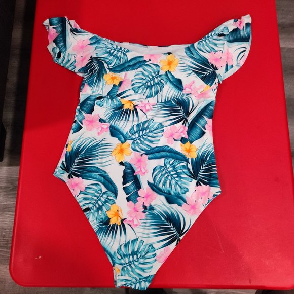 Ardene flower design swim wear women's size L - Picture 2 of 3